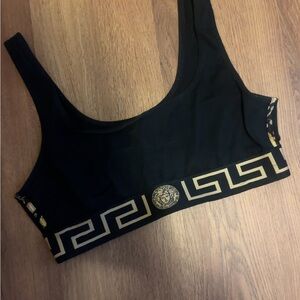 Versace Black and Gold Bra
